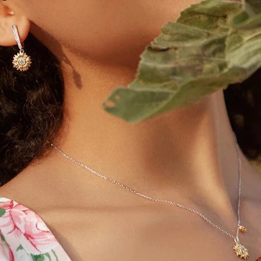 Conjunto Girassol Prata