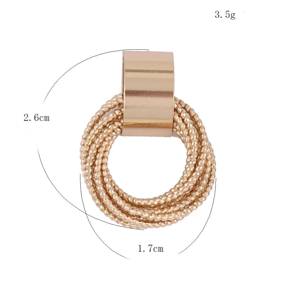 Brinco Pressão Círculos