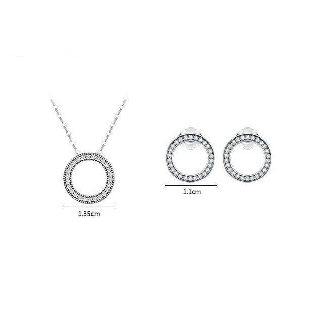 Conjunto de Joia Círculos