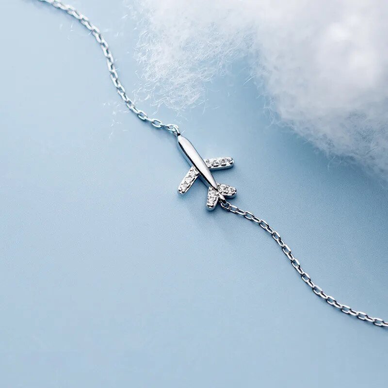 Pulseira Com Pingente Avião