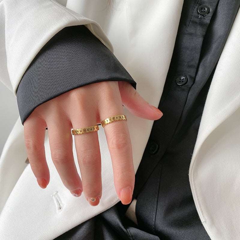 Anel delicado Banhado 18K