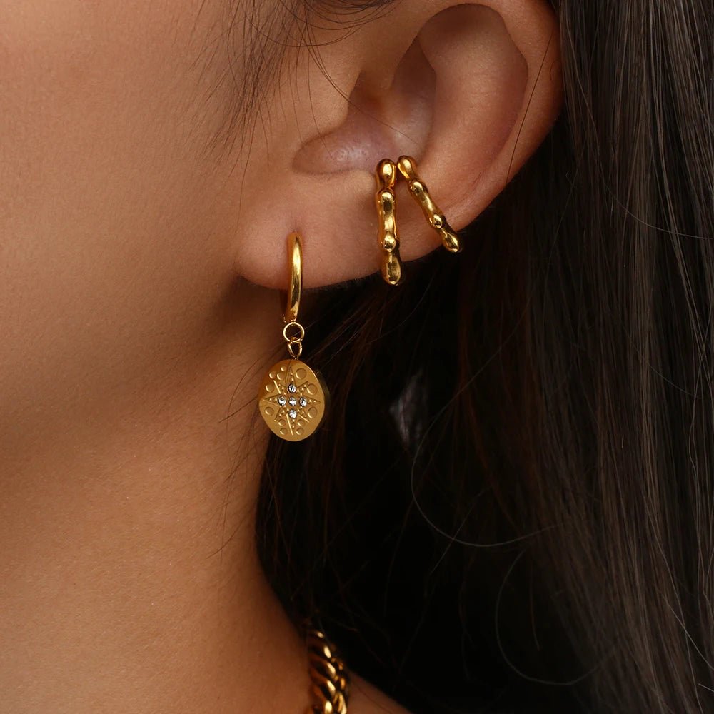 Brincos Ear Cuffs 3 Peças