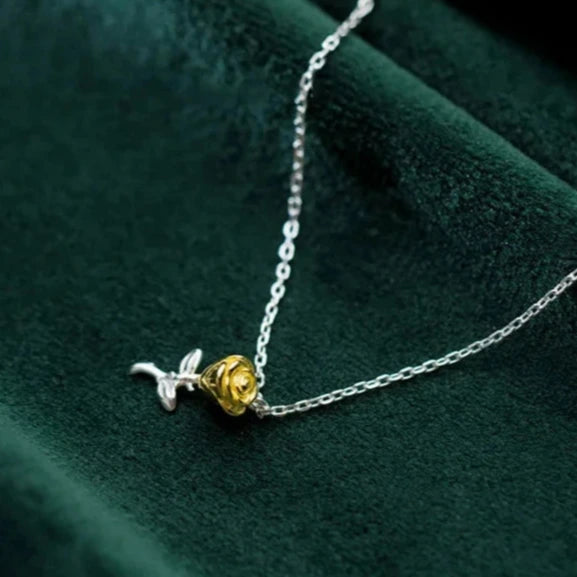 Colar Prata 925 Flor