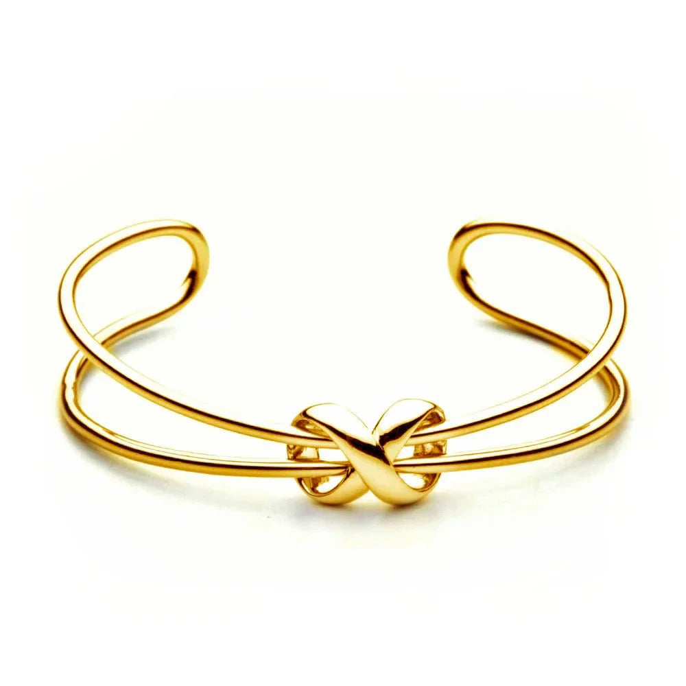 Pulseira Nó Simples e Moderna – Estilo Cuff