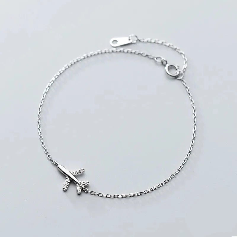 Pulseira Com Pingente Avião
