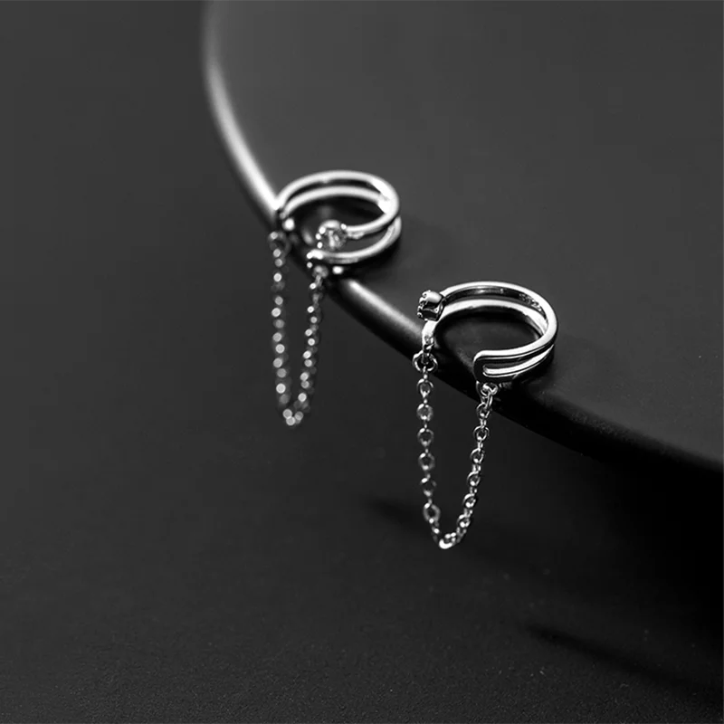 Brinco Ear Cuffs Corrente