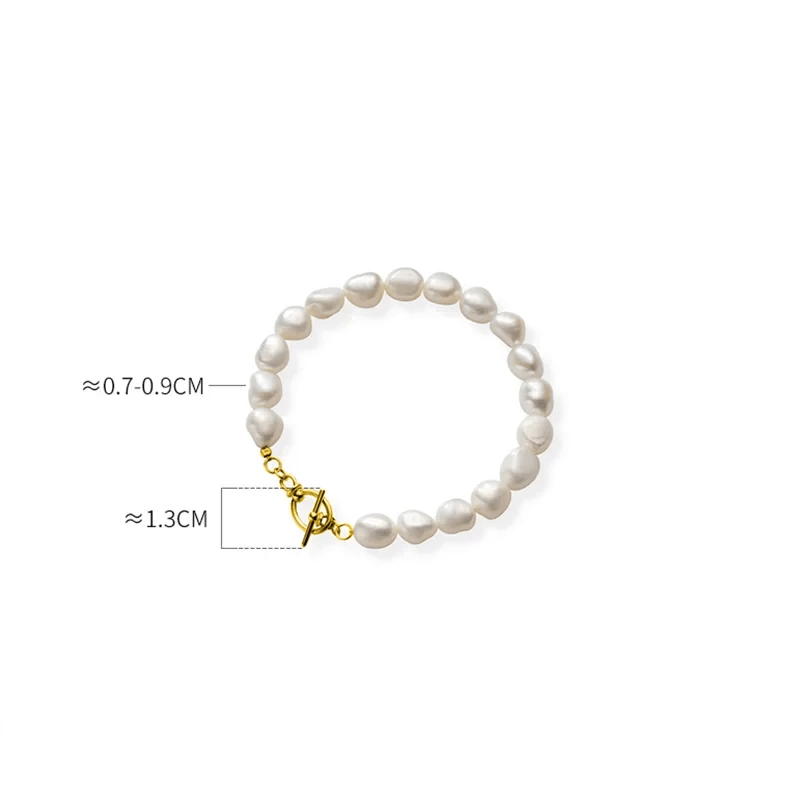 Pulseira Geometria Água doce