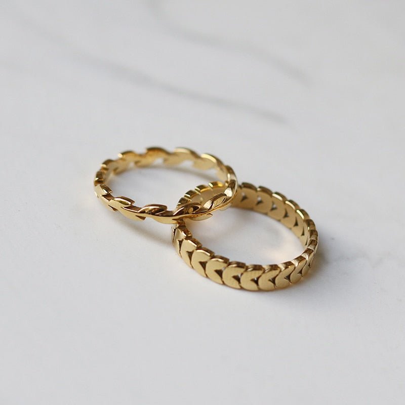 Anel delicado - Banhado a 18 k - Vonn