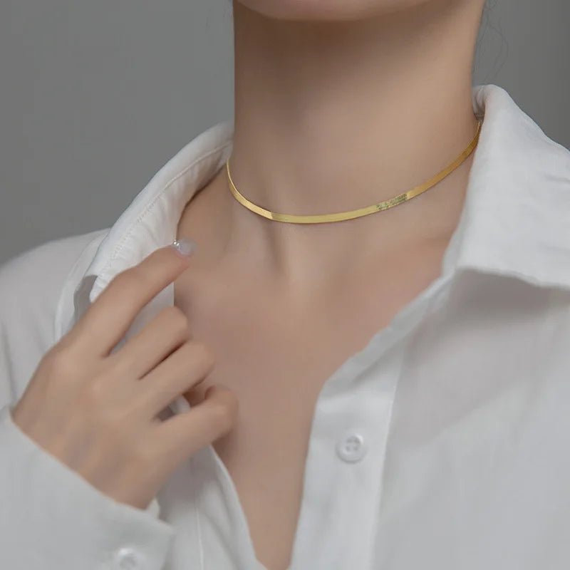 Chokers Veneziana Prata 925