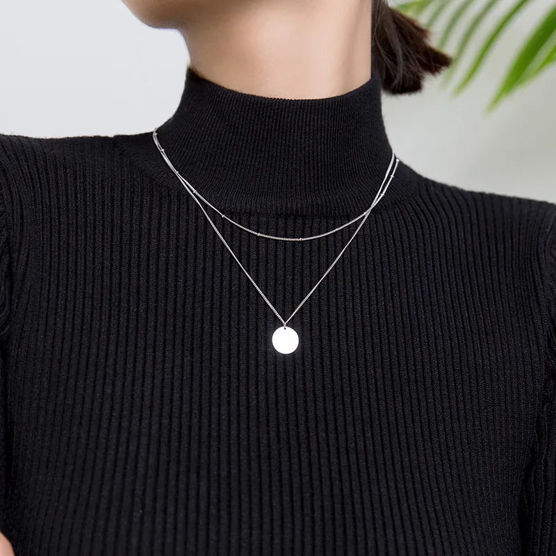 Choker de Prata Minimalista