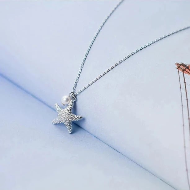 Colar Estrela do Mar com Pérola