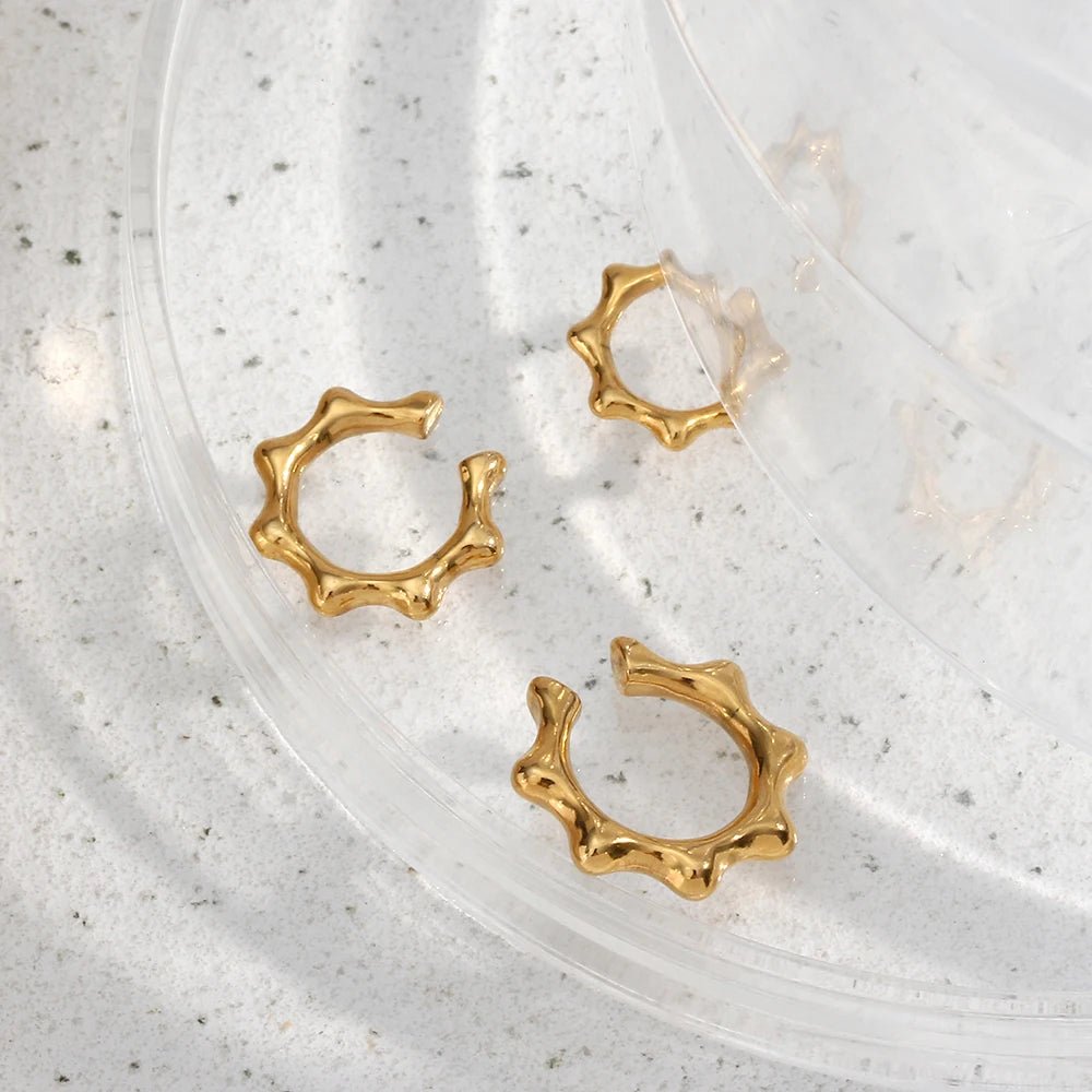 Brincos Ear Cuffs 3 Peças