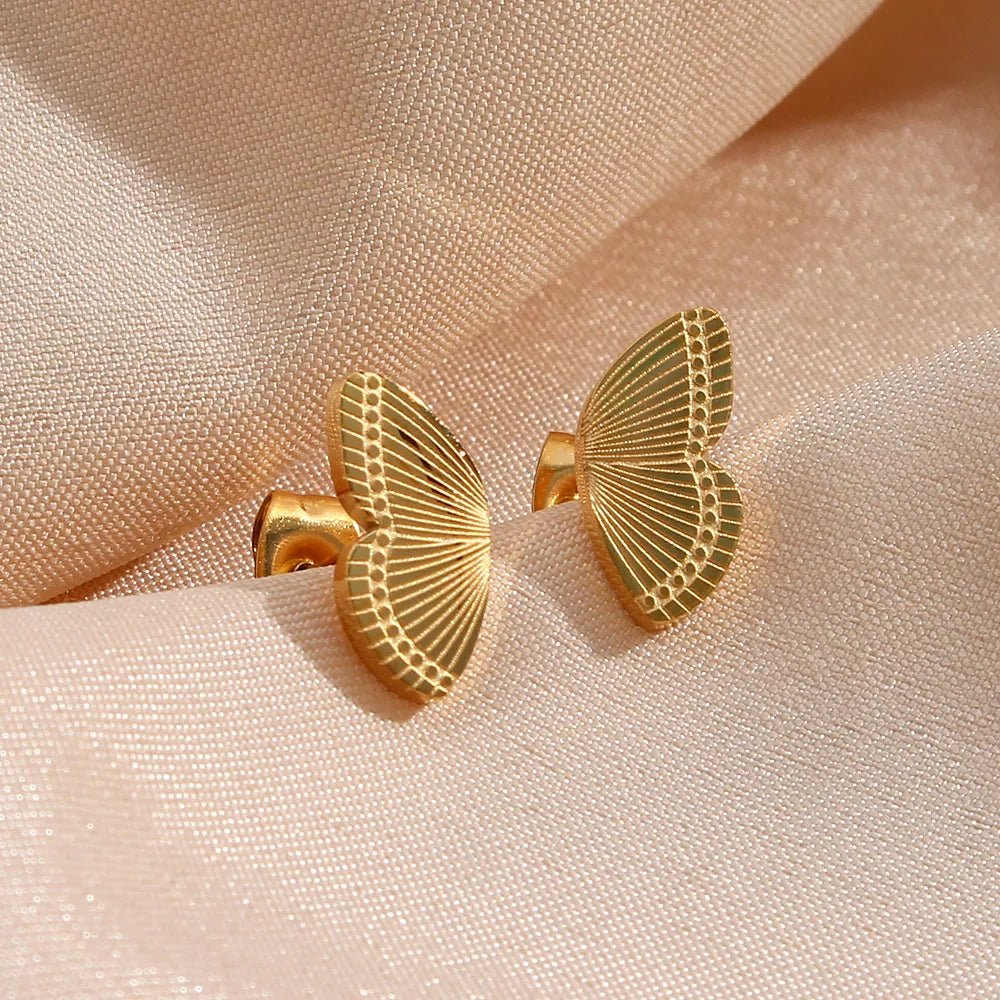 Brinco Dourado Borboleta