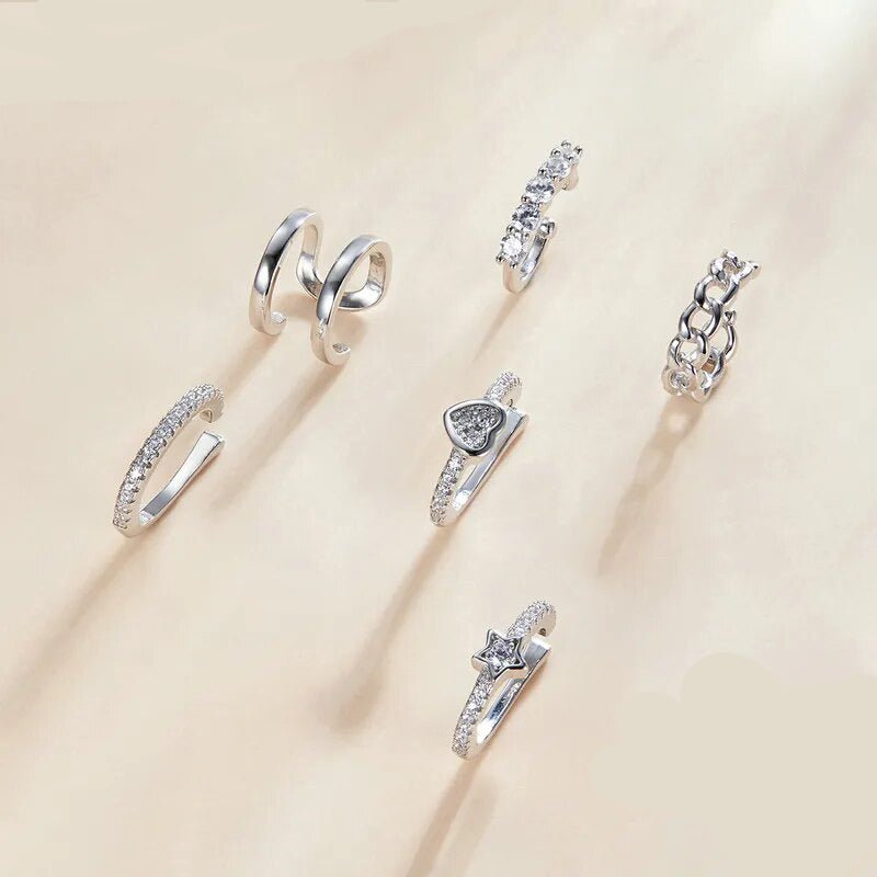 Piercing Estrela em Prata 925 com Zircônia