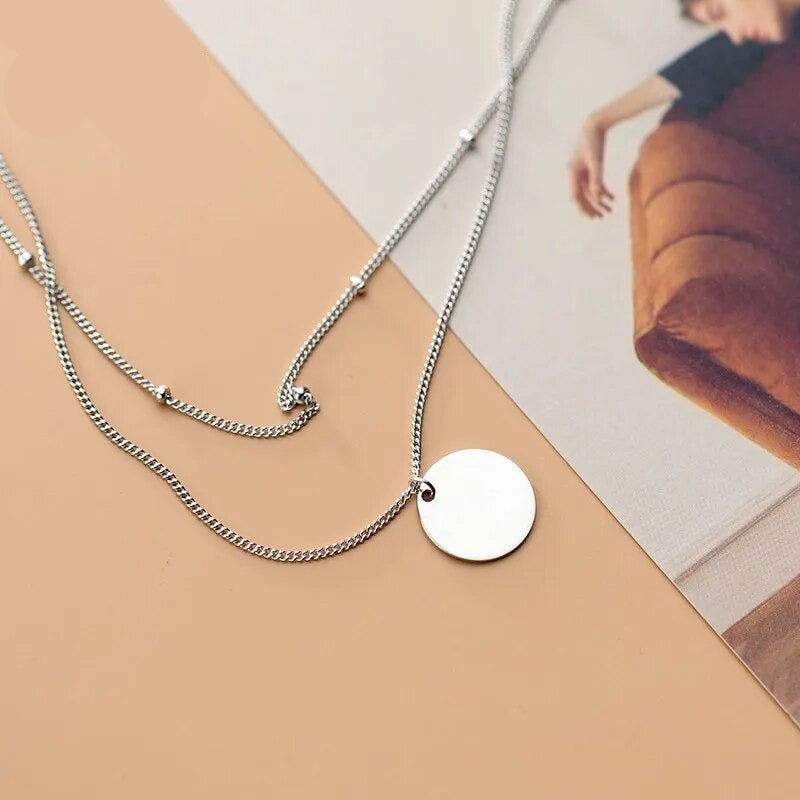 Choker de Prata Minimalista