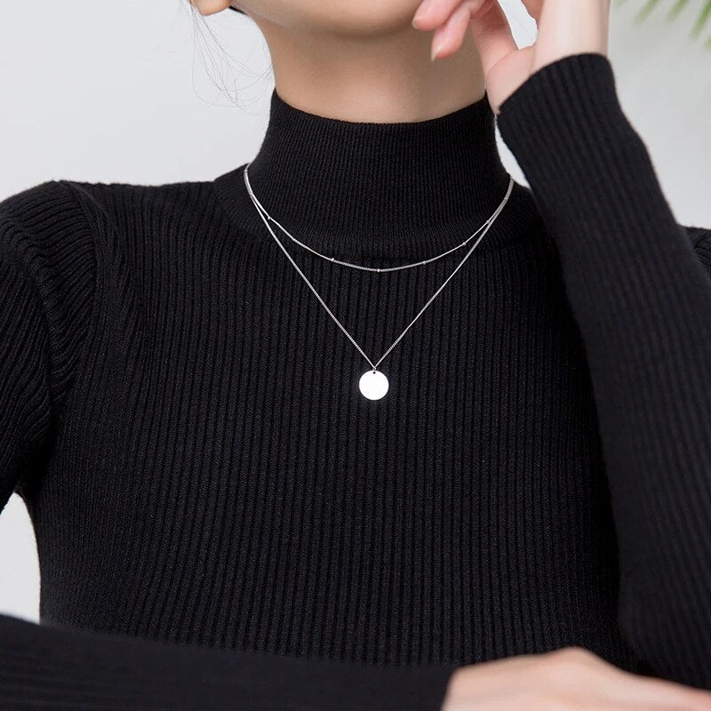 Choker de Prata Minimalista