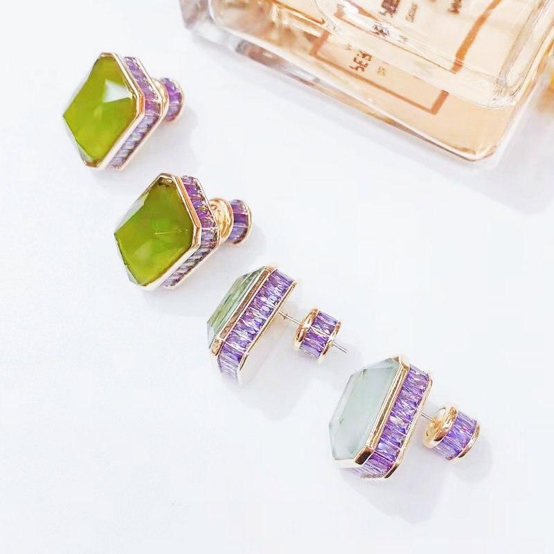 Brincos Geométricos Zircônia