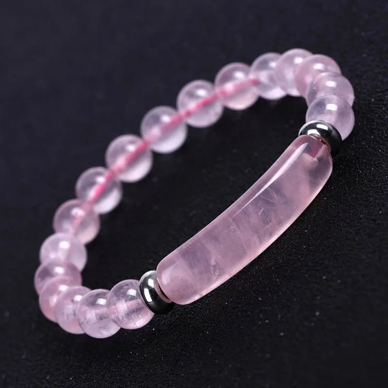 Pulseira de Pedra Natural com Contas