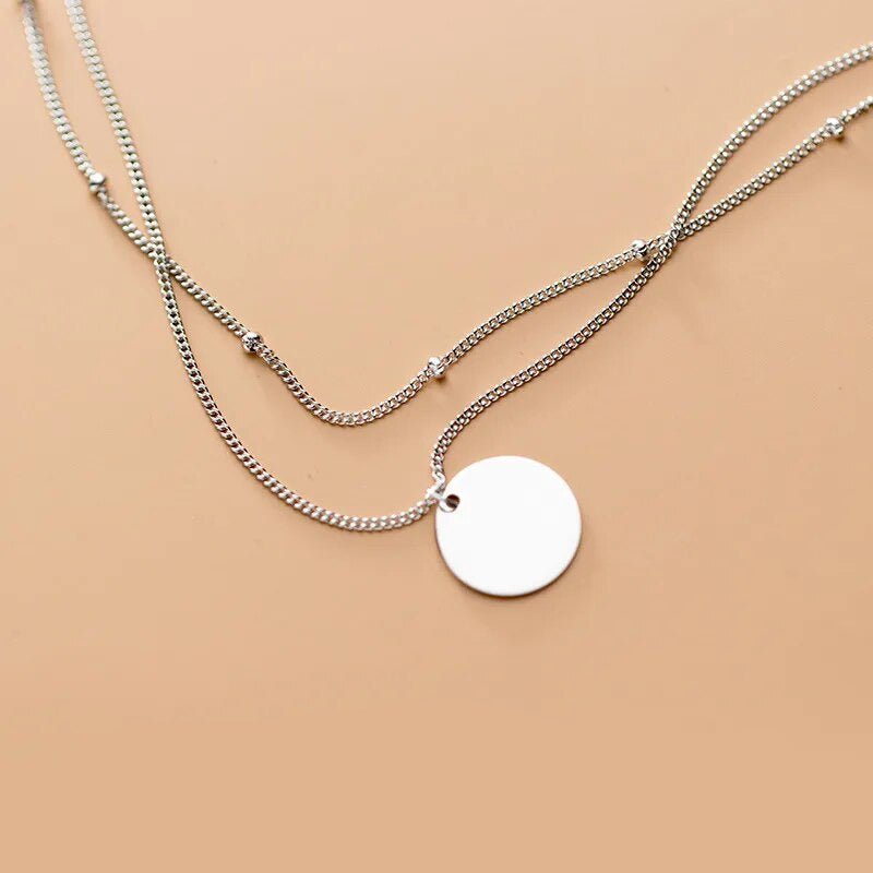 Choker de Prata Minimalista