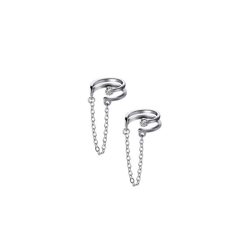Brinco Ear Cuffs Corrente