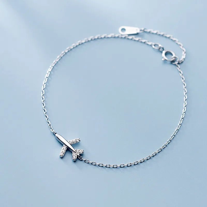 Pulseira Com Pingente Avião