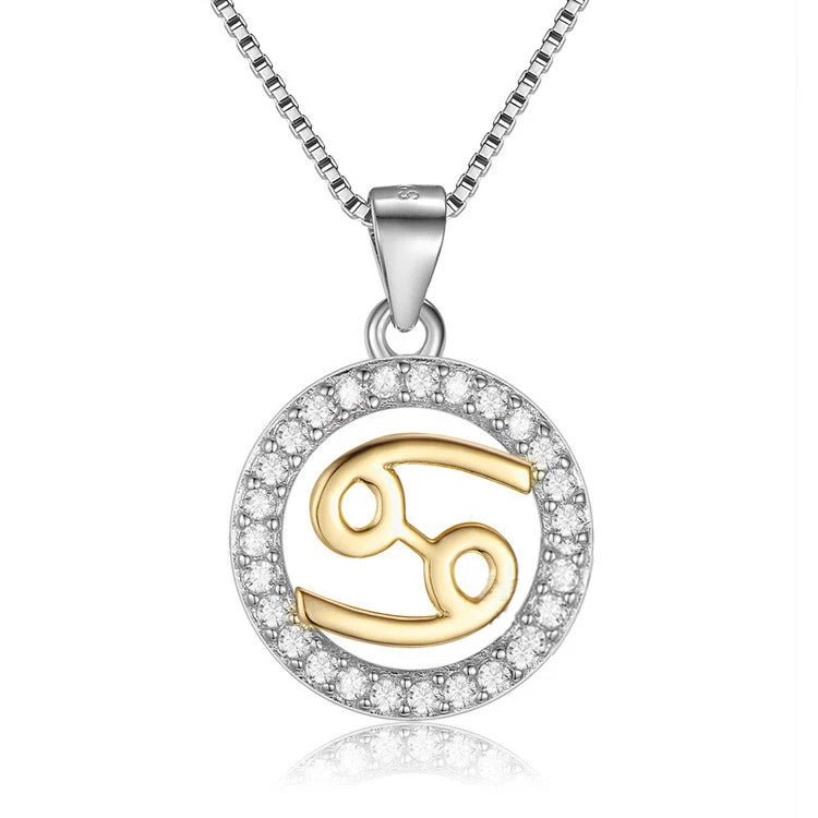 Colar Signo com Zircônia em Prata 925