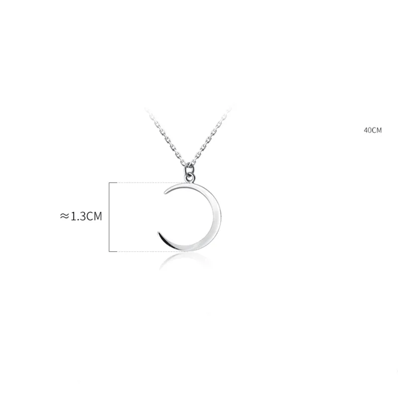 Colar Lua Prata 925 THIS IS US