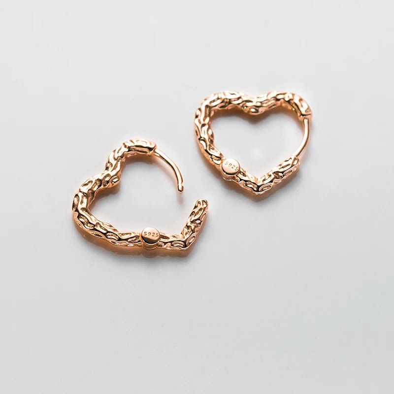 Brinco Textura Coração