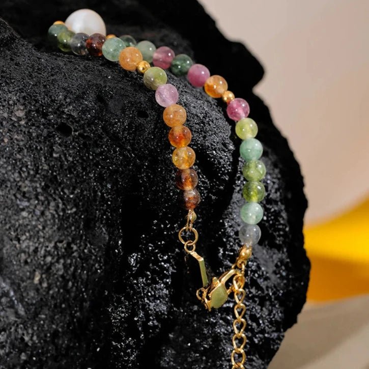 Pulseira Pedra Natural Colorida
