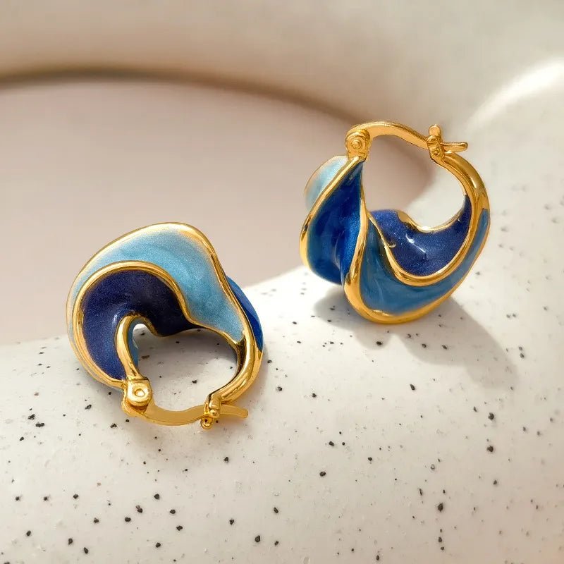Brinco Torcido Banhado Ouro18k