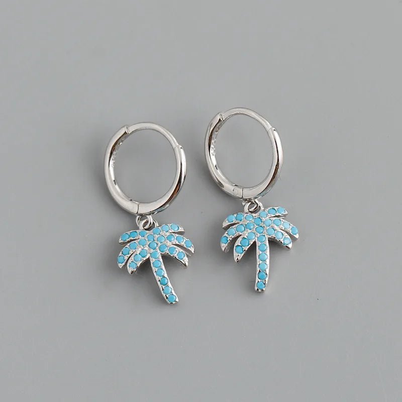 Brinco Argola Coqueiros Prata 925