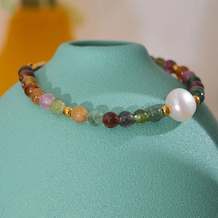 Pulseira de pedras naturais