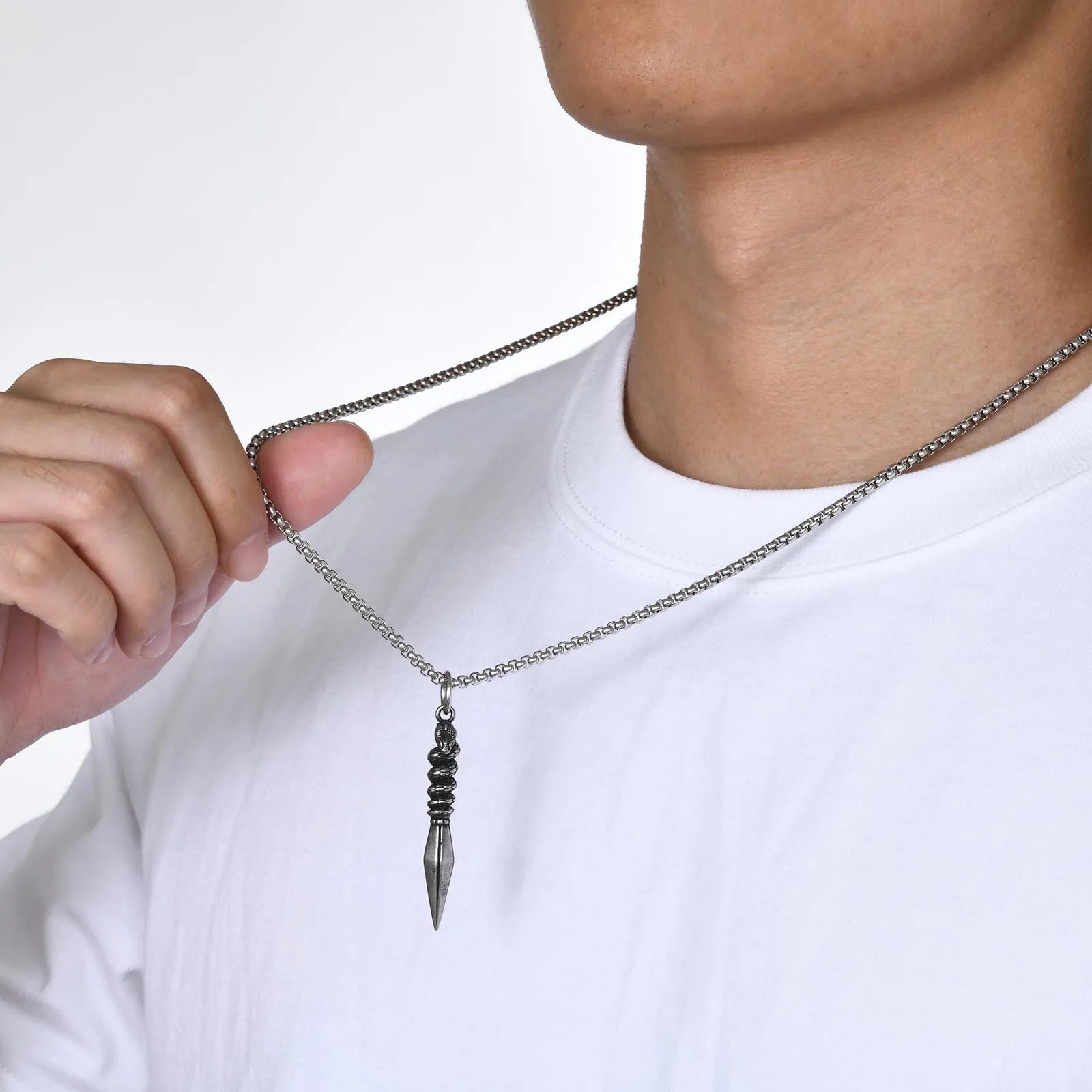 Colar Ponta de Lança Masculino