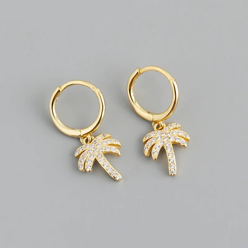 Brinco Argola Coqueiros Prata 925