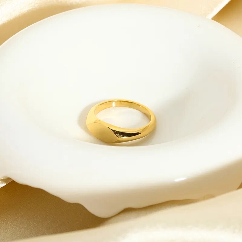 Anel Minimalista Folheado