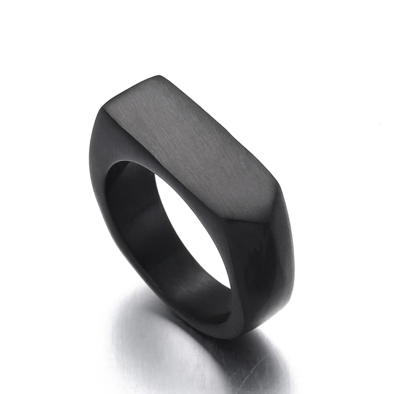 Anel Sinete  Liso  Masculino