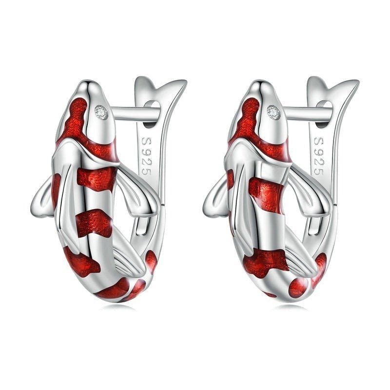 Brinco - Peixe - Em Prata - 925 - Vonn