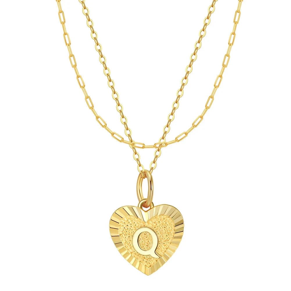 Colar Letra do Nome Duplo em Prata 925