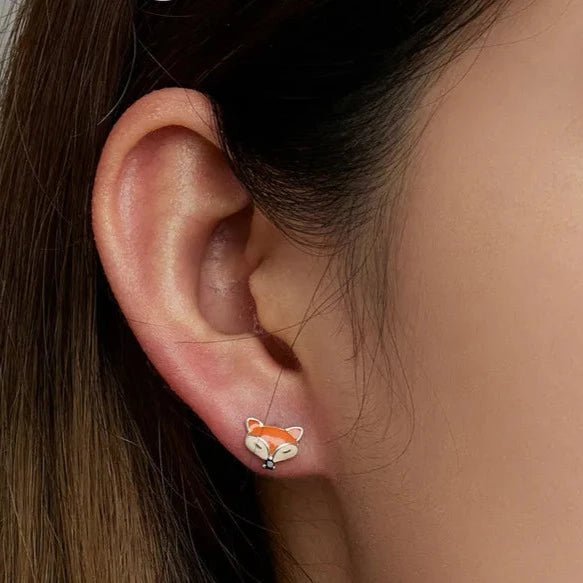 Brinco Raposa Prata 925