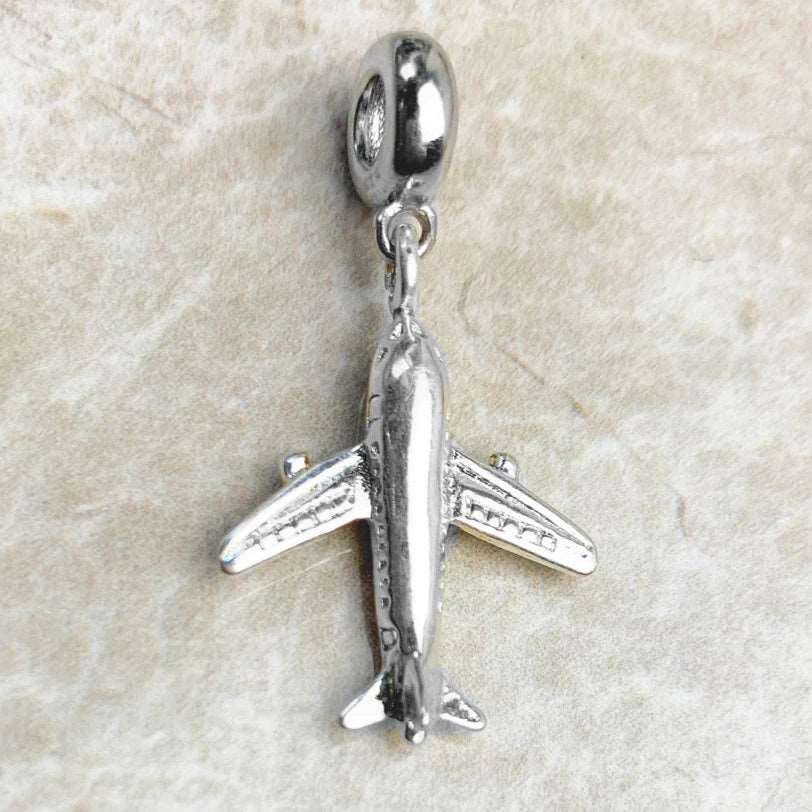 Berloque Avião em Prata 925