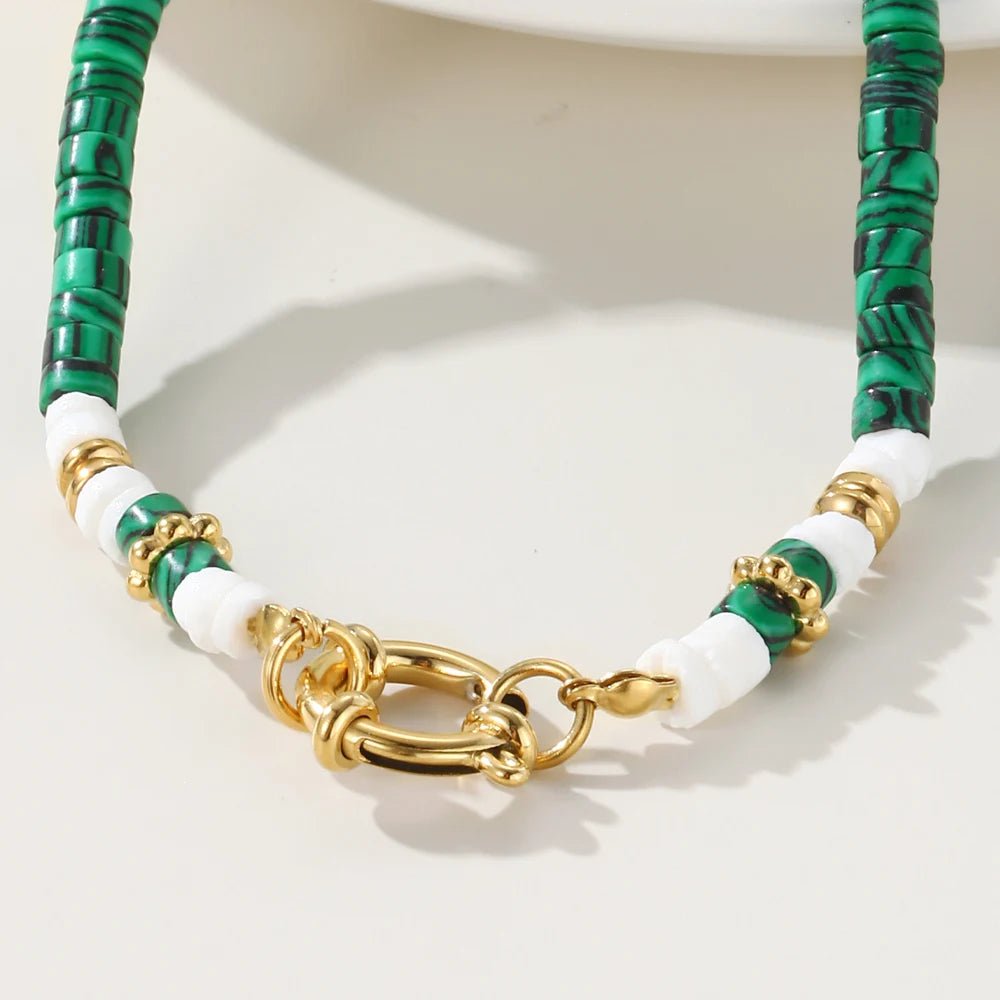 Pulseira Pedra Verde Malaquita