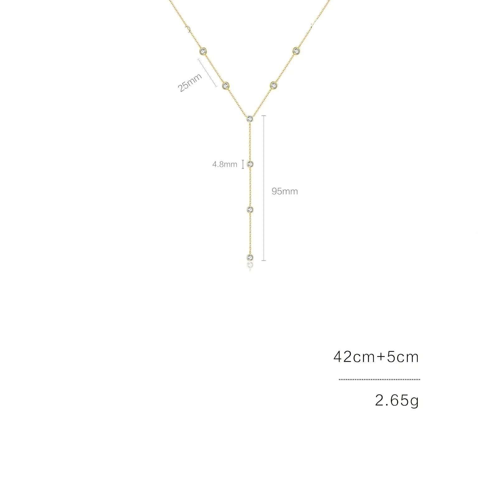 Colar Gravatinhas Prata 925