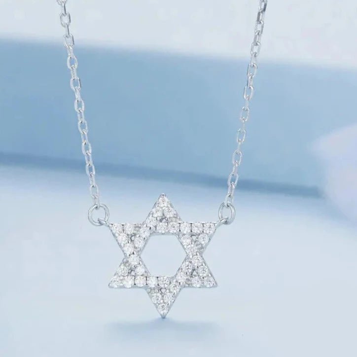 Colar Estrela de Davi Prata 925