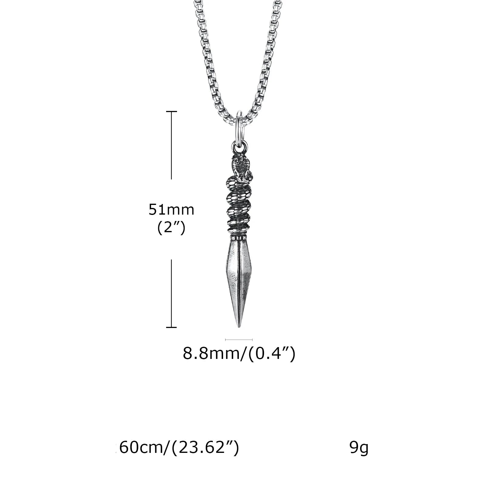 Colar Ponta de Lança Masculino