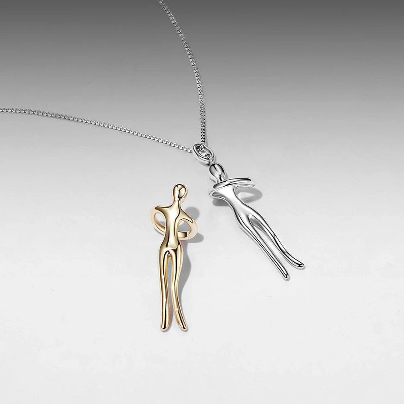 Colar Abraço Prata 925