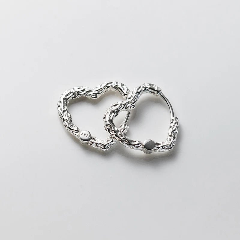 Brinco Textura Coração