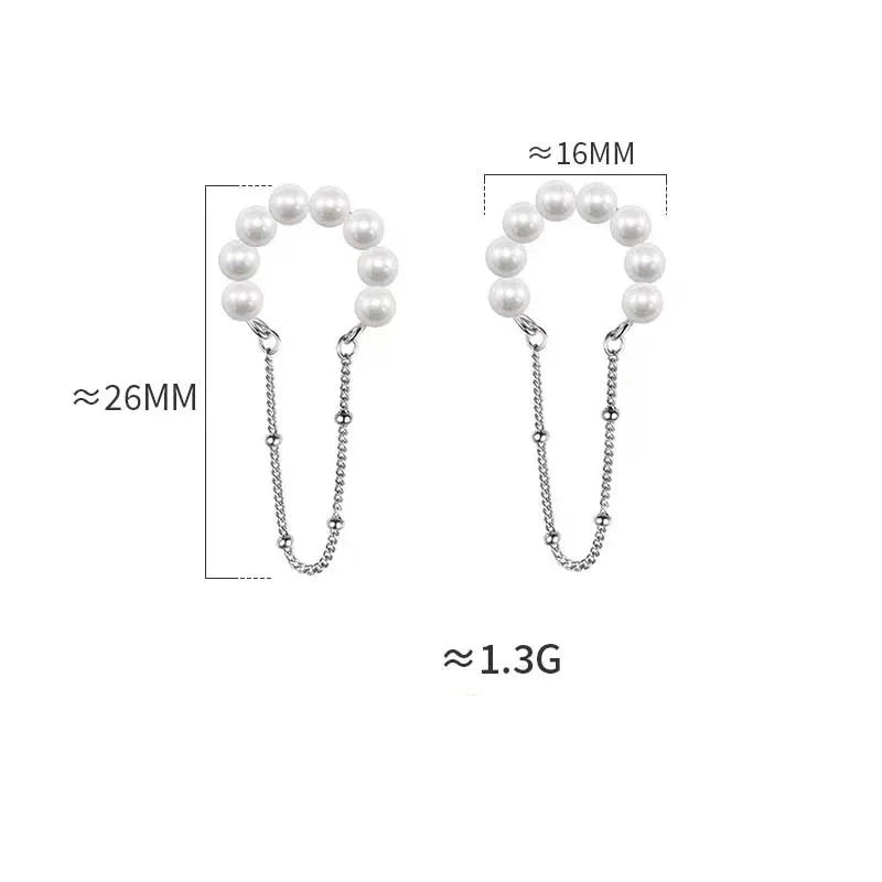 Brinco Ear Cuffs Pérola