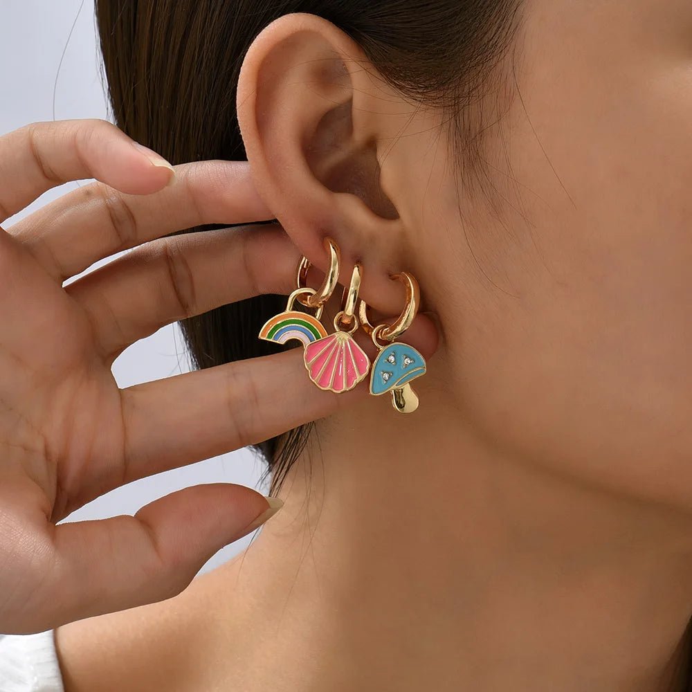 Trio De Argolinhas Prata Cravejadas Brincos Prata De Zircônia Argola Feminina