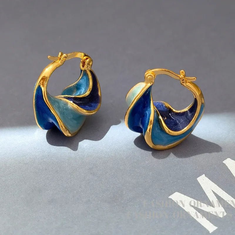 Brinco Torcido Banhado Ouro18k