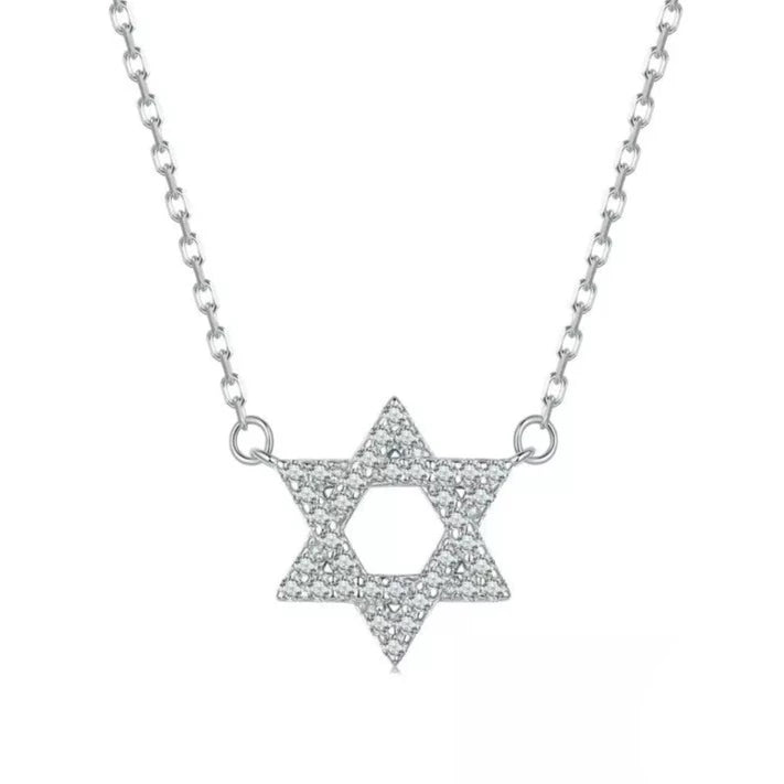 Colar Estrela de Davi Prata de lei - Vonn